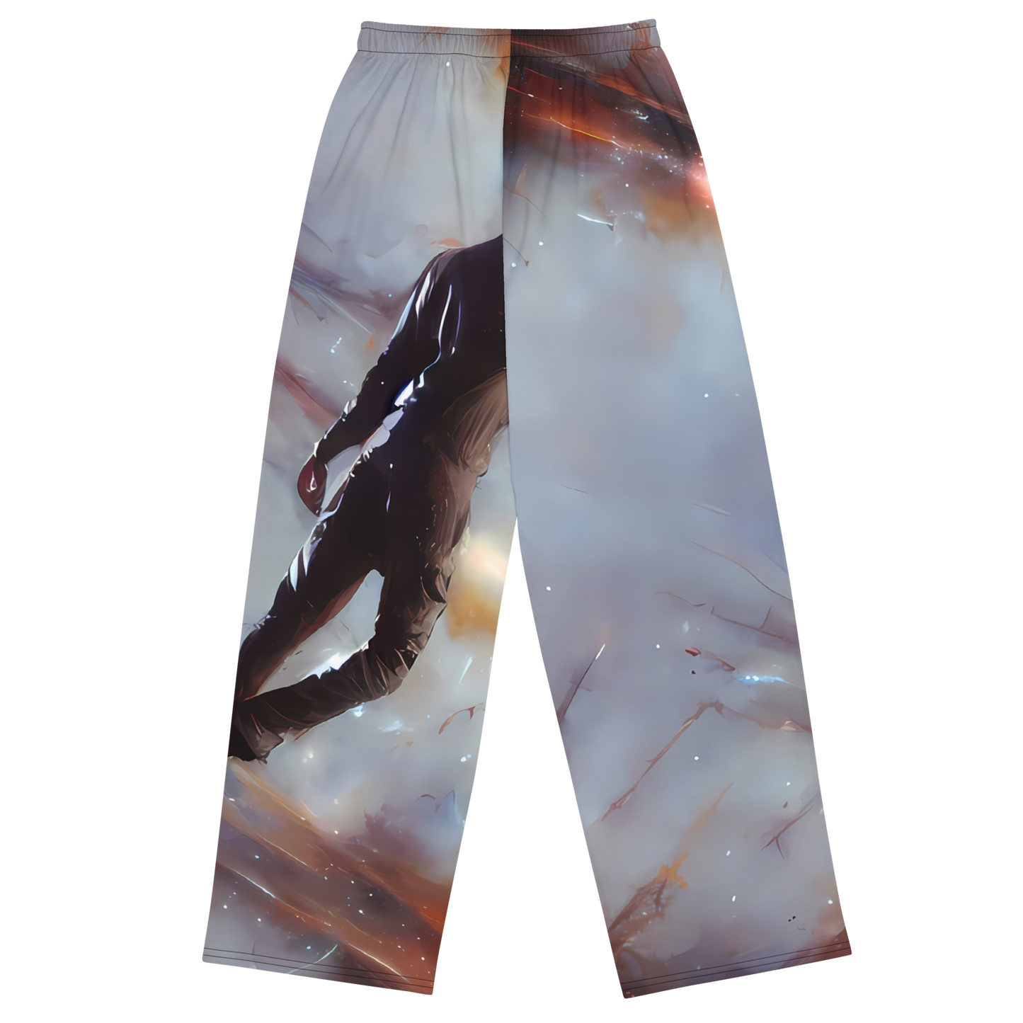 Wide-Leg Pants - Impressionist Void