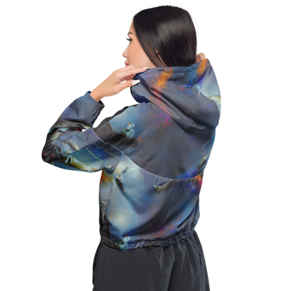 Women's Cropped Windbreaker - Gravity's Palette