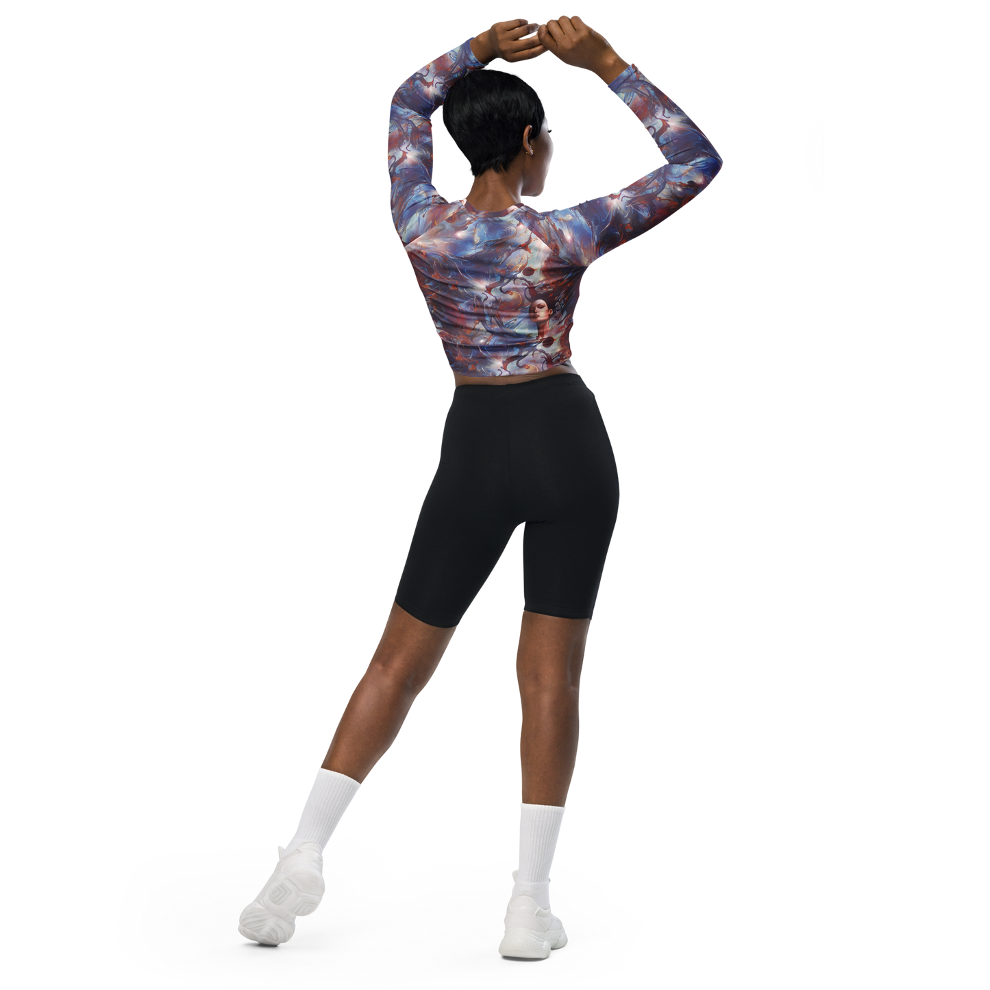 Long Sleeve Crop Top - Dreamweaver