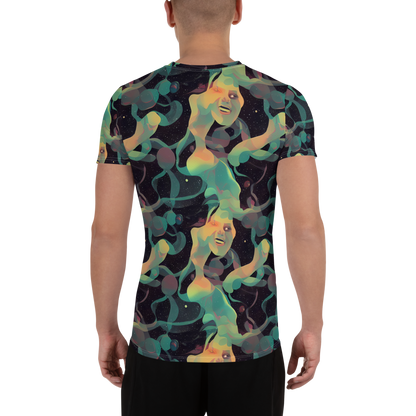 Men's Athletic T-Shirt - Astral Rhythms