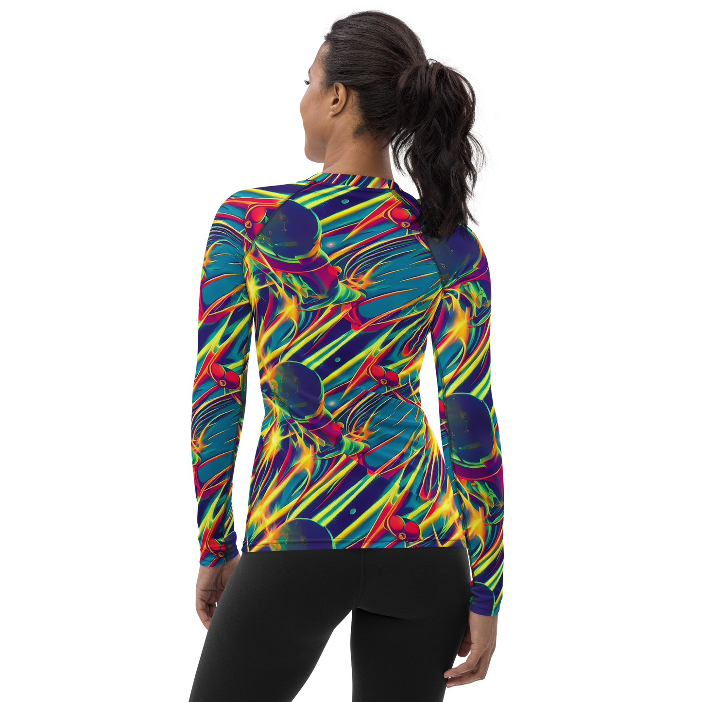 Women's Rash Guard - Cosmic Inferno