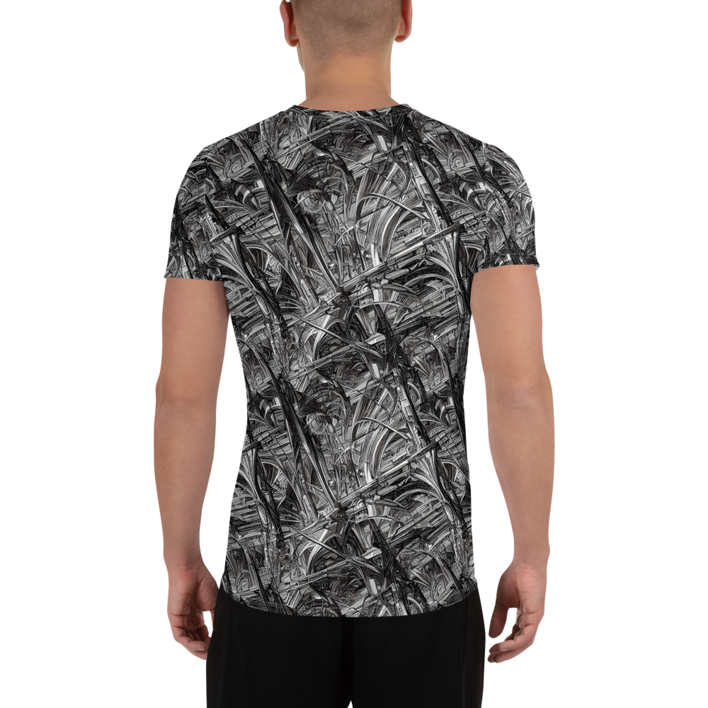 Men's Athletic T-Shirt - Gothic Whirlwind