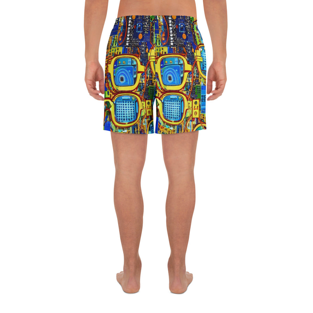 Men's Athletic Shorts - Circuitous Vision