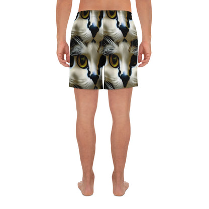 Athletic Long Shorts - Feline Fancy