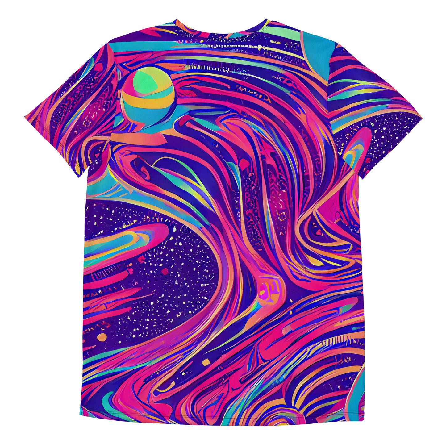 Men's Athletic T-Shirt - Nebula Noodles