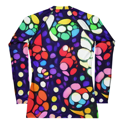 Women's Rash Guard - Bubble Fantasia