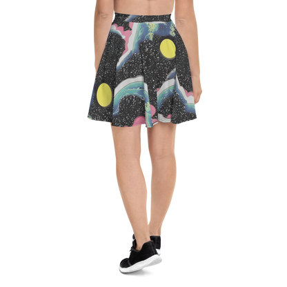 Skater Skirt - Lunar Waves