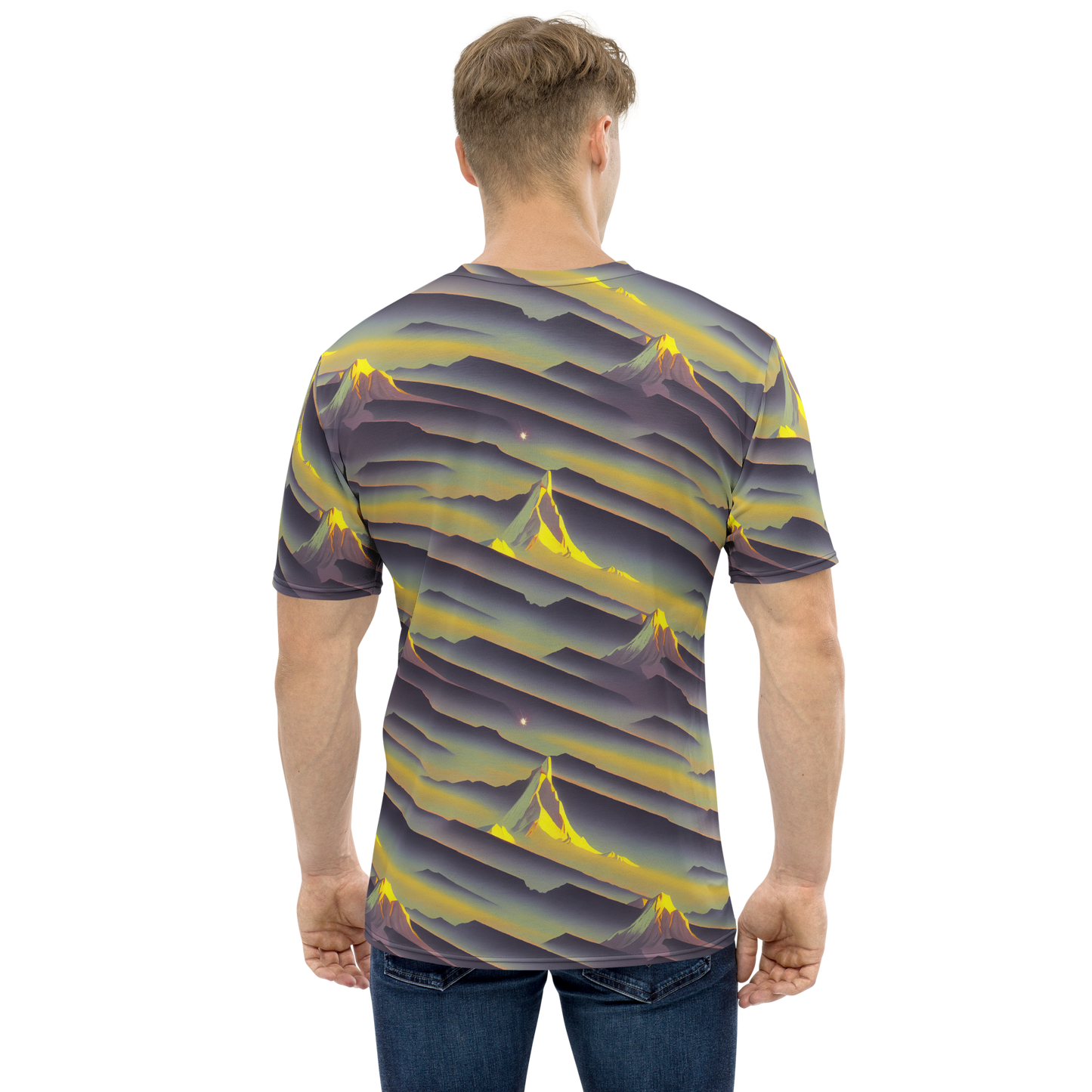 Men's Crew Neck T-Shirt - Surreal Summit