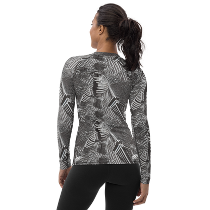 Women's Rash Guard - Piranesi's Web