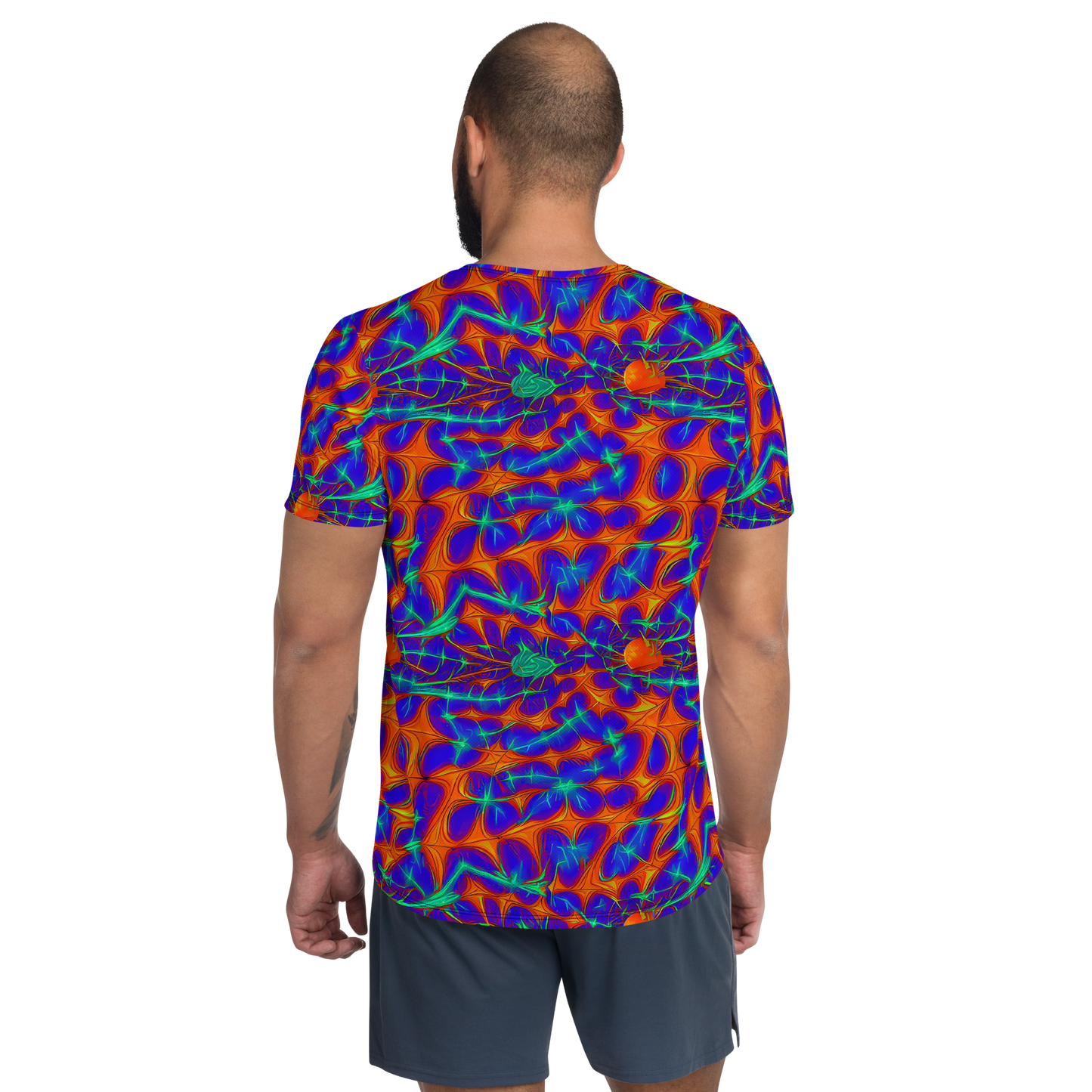 Men's Athletic T-Shirt - Nebula Tides