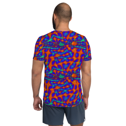 Men's Athletic T-Shirt - Nebula Tides