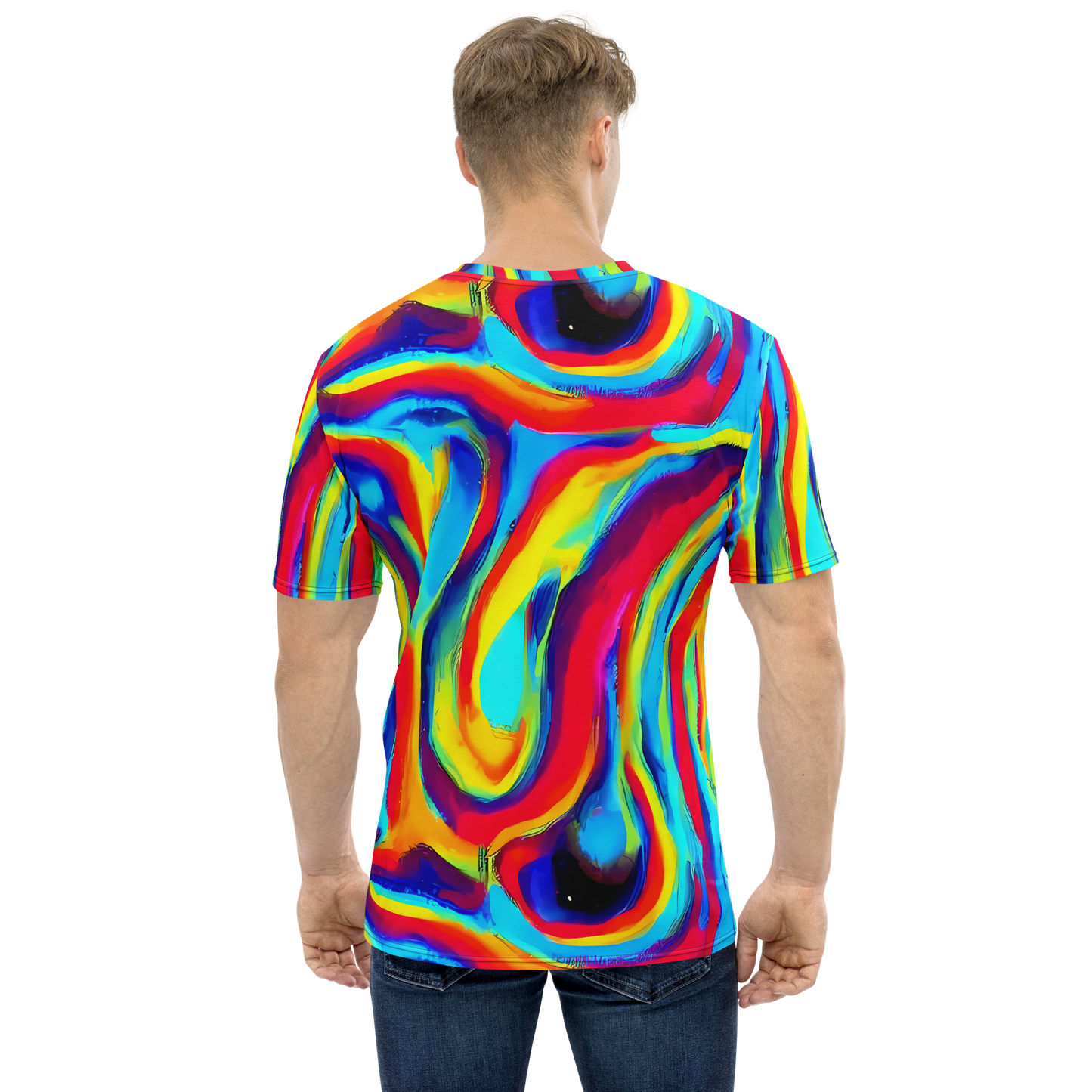 Men's Crew Neck T-Shirt - Stael Swirls