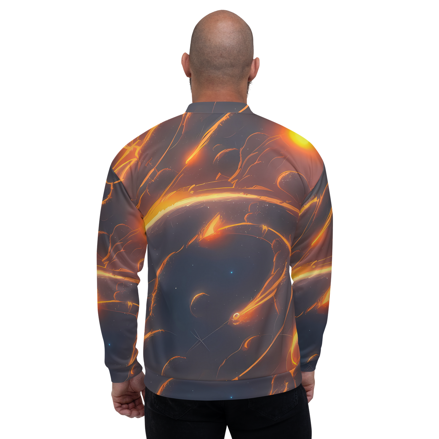 Bomber Jacket - Inferno Spirals