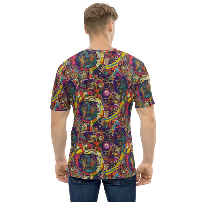 Men's Crew Neck T-Shirt - Cosmic Collage