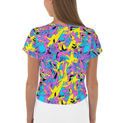 Women's Crop Tee - Neon Jive