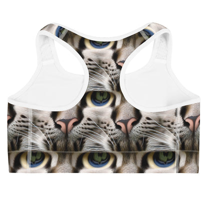 Sports Bra - Feline Mirage