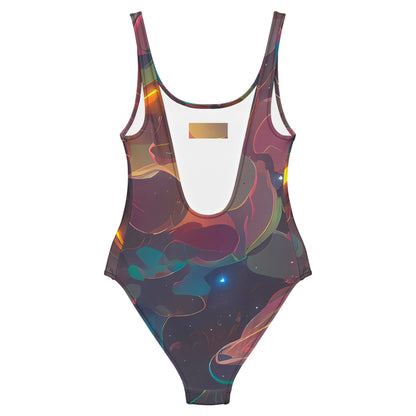 One-Piece Swimsuit - Galactic Doodle