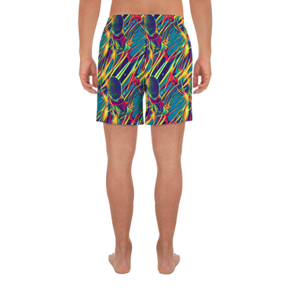 Men's Athletic Shorts - Cosmic Inferno