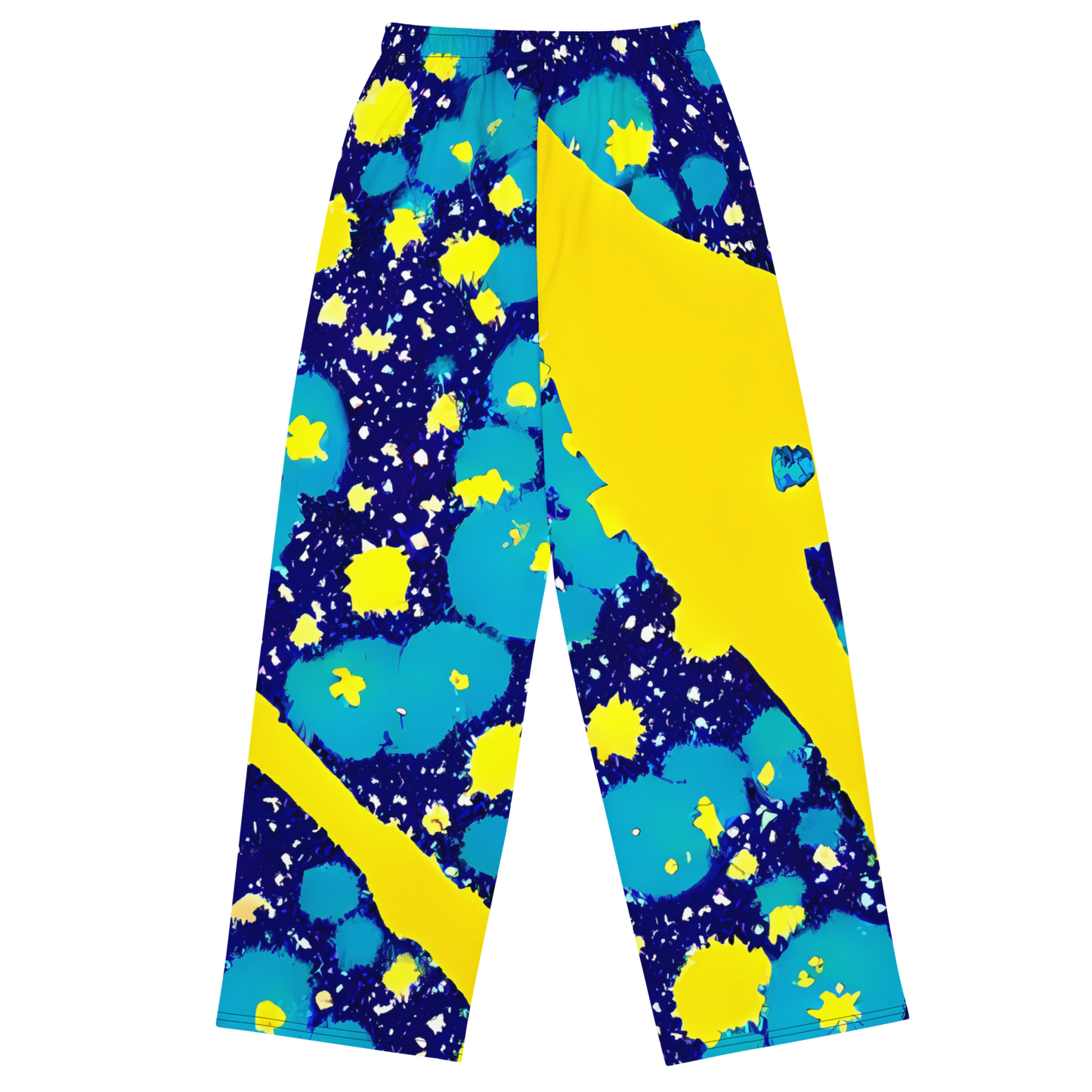 Wide-Leg Pants - Starburst Splash