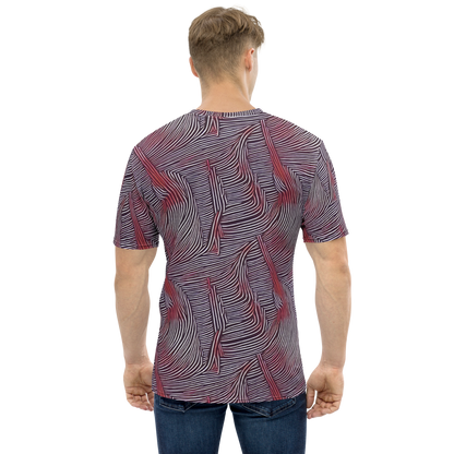 Men's Crew Neck T-Shirt - Nebula Waves