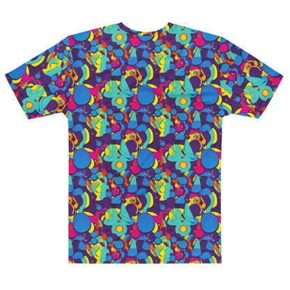 Men's Crew Neck T-Shirt - Psychedelic Harmony