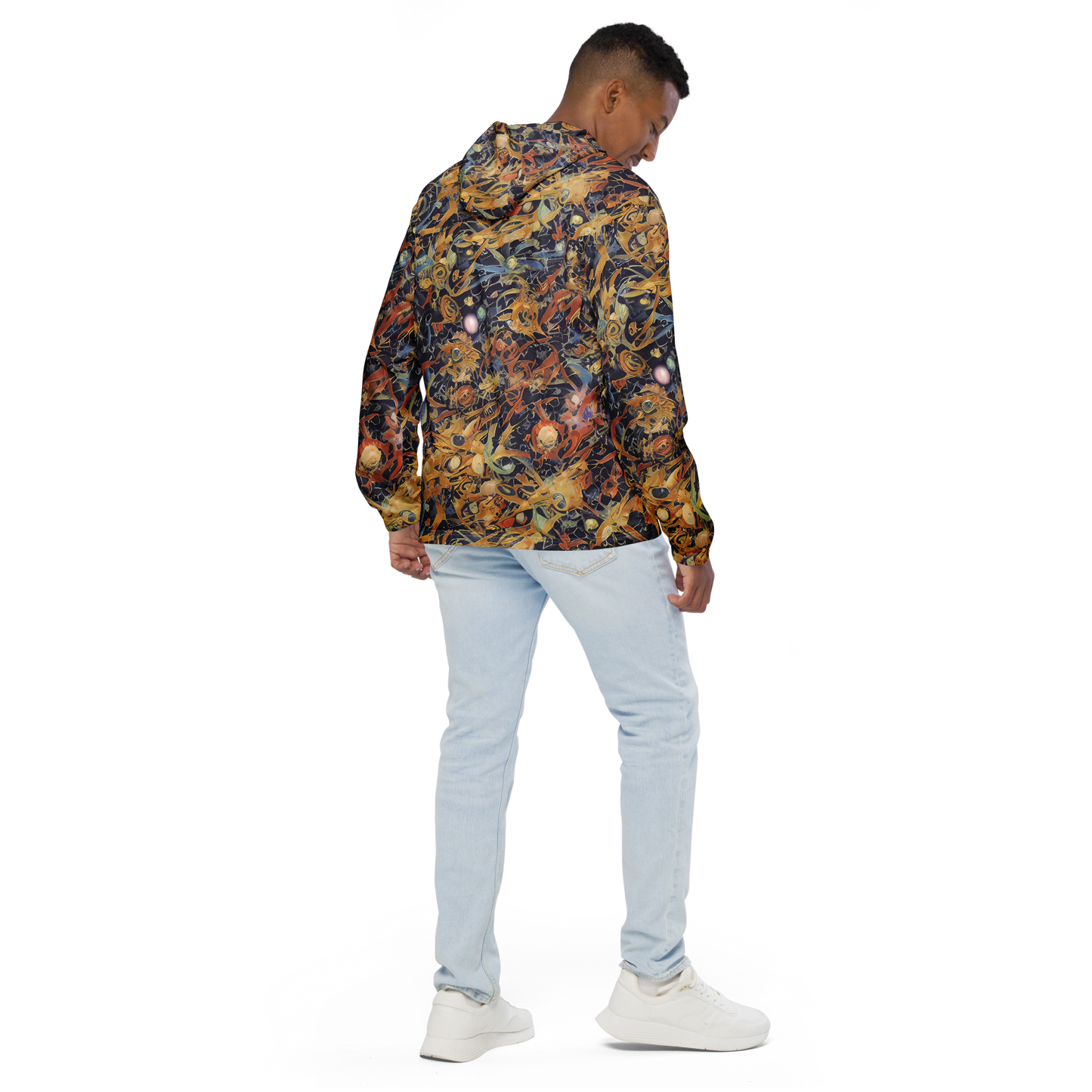 Men's Windbreaker - Quantum Symmetry