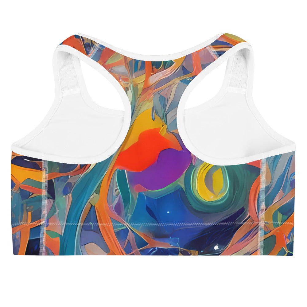 Sports Bra - Vivid Tangle