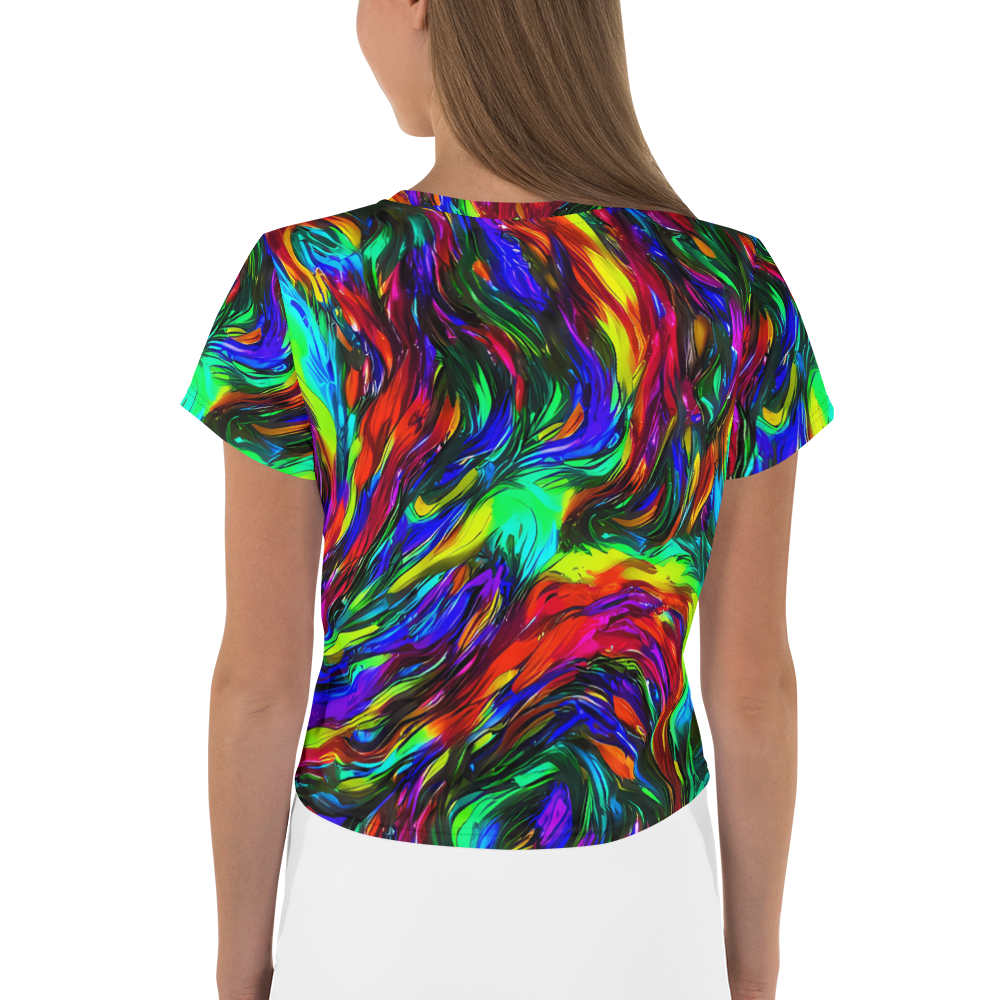 Women's Crop Tee - Calraet Swirl