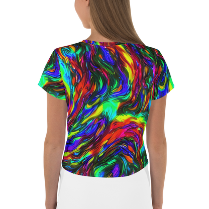 Women's Crop Tee - Calraet Swirl