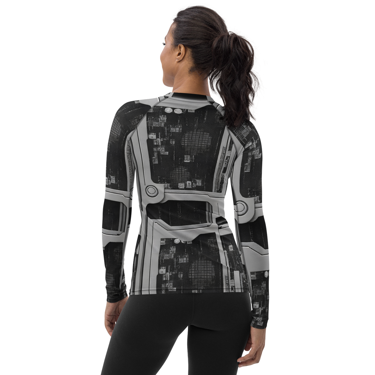 Women's Rash Guard - Concrete Harmony