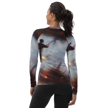 Women's Rash Guard - Impressionist Void