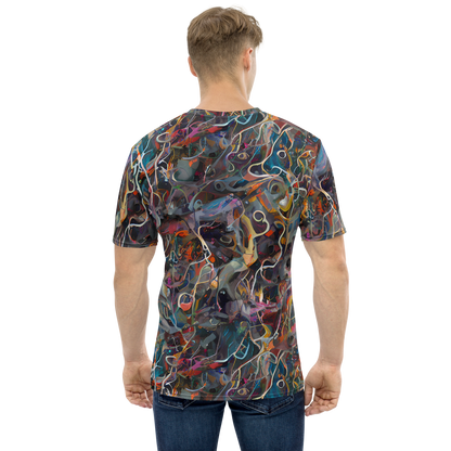 Men's Crew Neck T-Shirt - Chromatic Entanglement