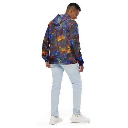 Men's Windbreaker - Abstract Conflux