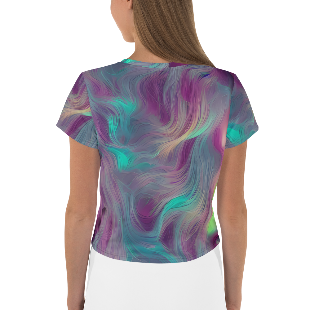 Women's Crop Tee - Surreal Tresses