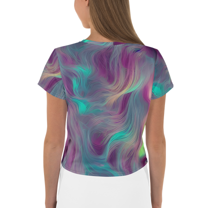 Women's Crop Tee - Surreal Tresses