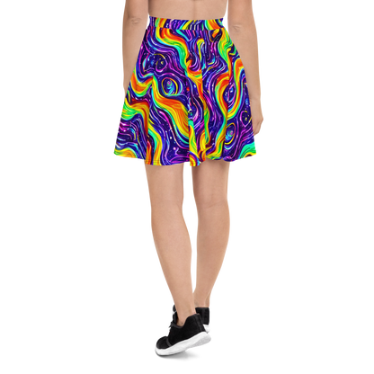 Skater Skirt - Galactic Flames