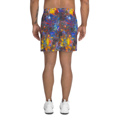 Men's Athletic Shorts - Abstract Conflux