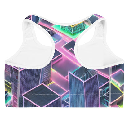 Sports Bra - Electric Skyline