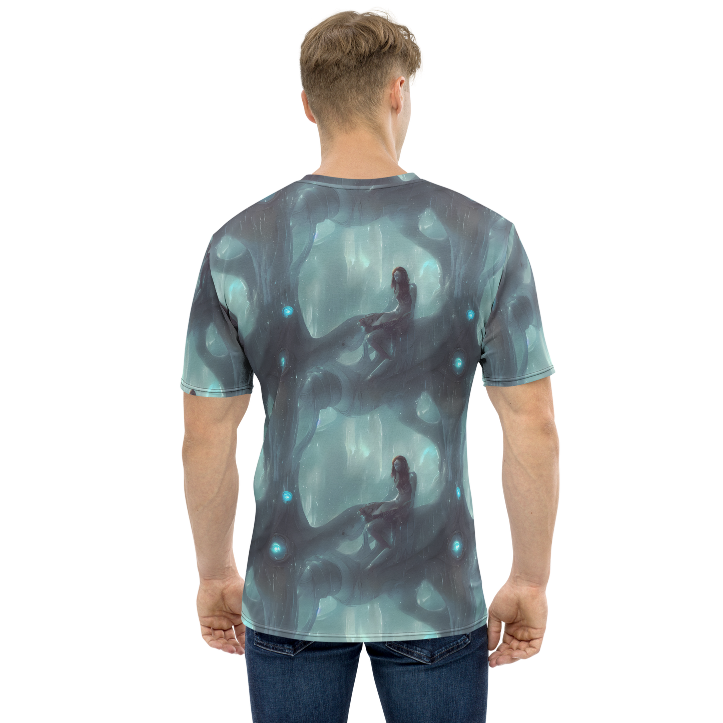 Men's Crew Neck T-Shirt - Liquid Serenity