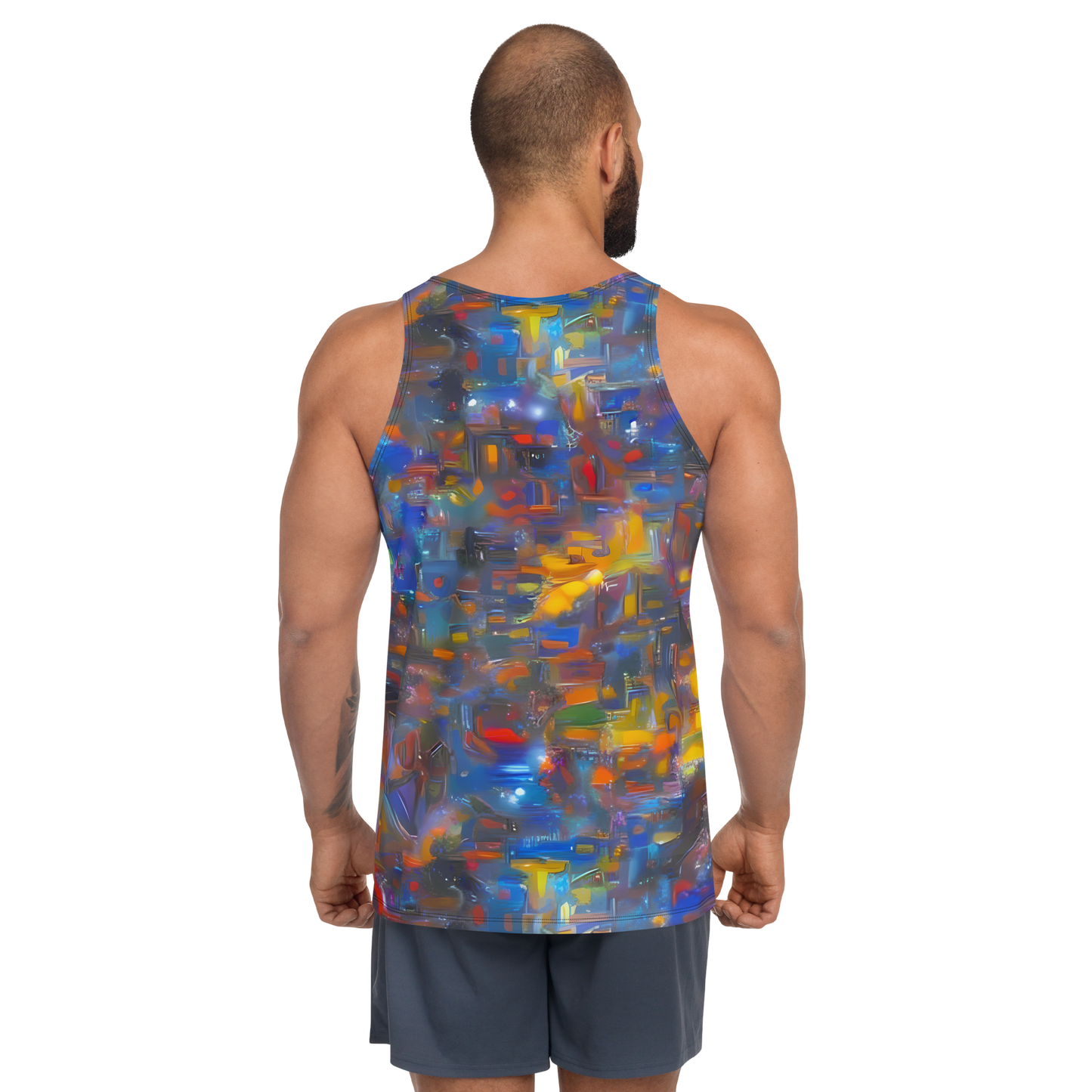 Men's Tank Top - Abstract Conflux