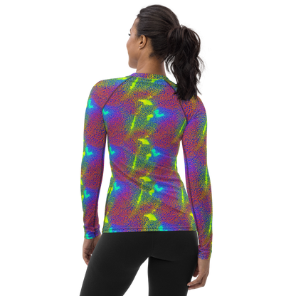 Women's Rash Guard - Prismatic Web