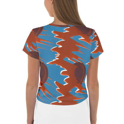 Women's Crop Tee - Desert Vortex