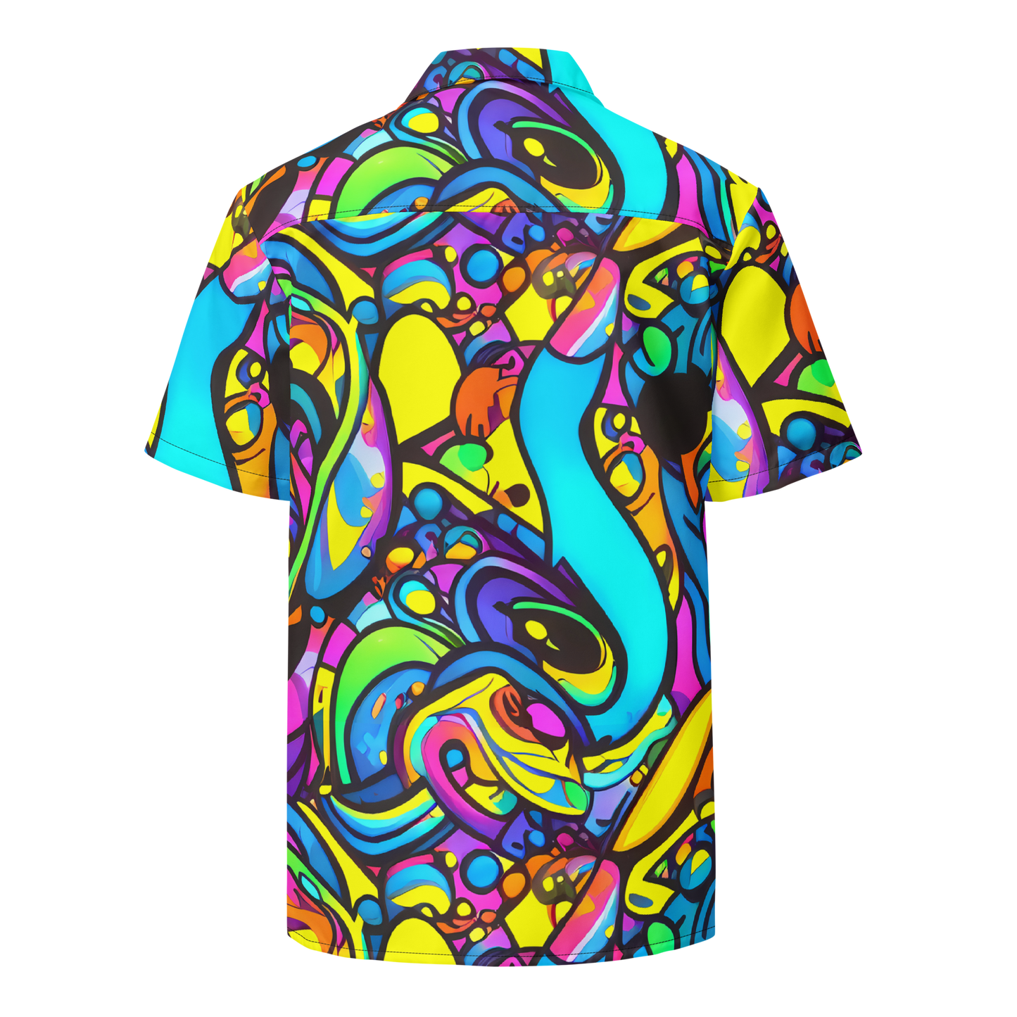 Button Shirt - Kaleidoscopic Flow