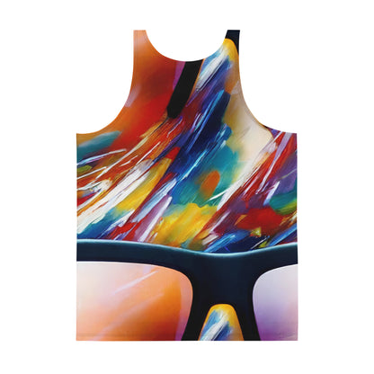 Men's Tank Top - Brushstroke Symphony