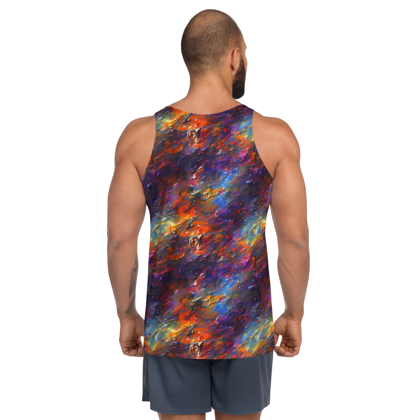 Men's Tank Top - Auroral Ripples