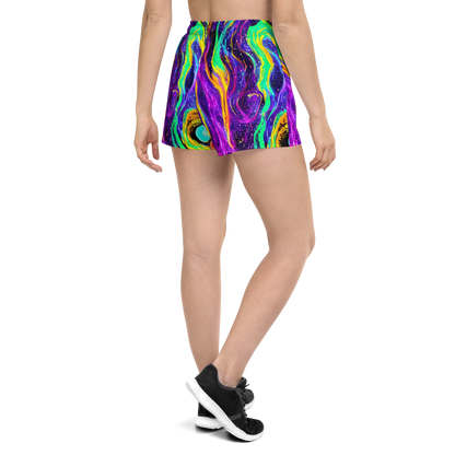 Women’s Athletic Shorts - Jackson Swirl