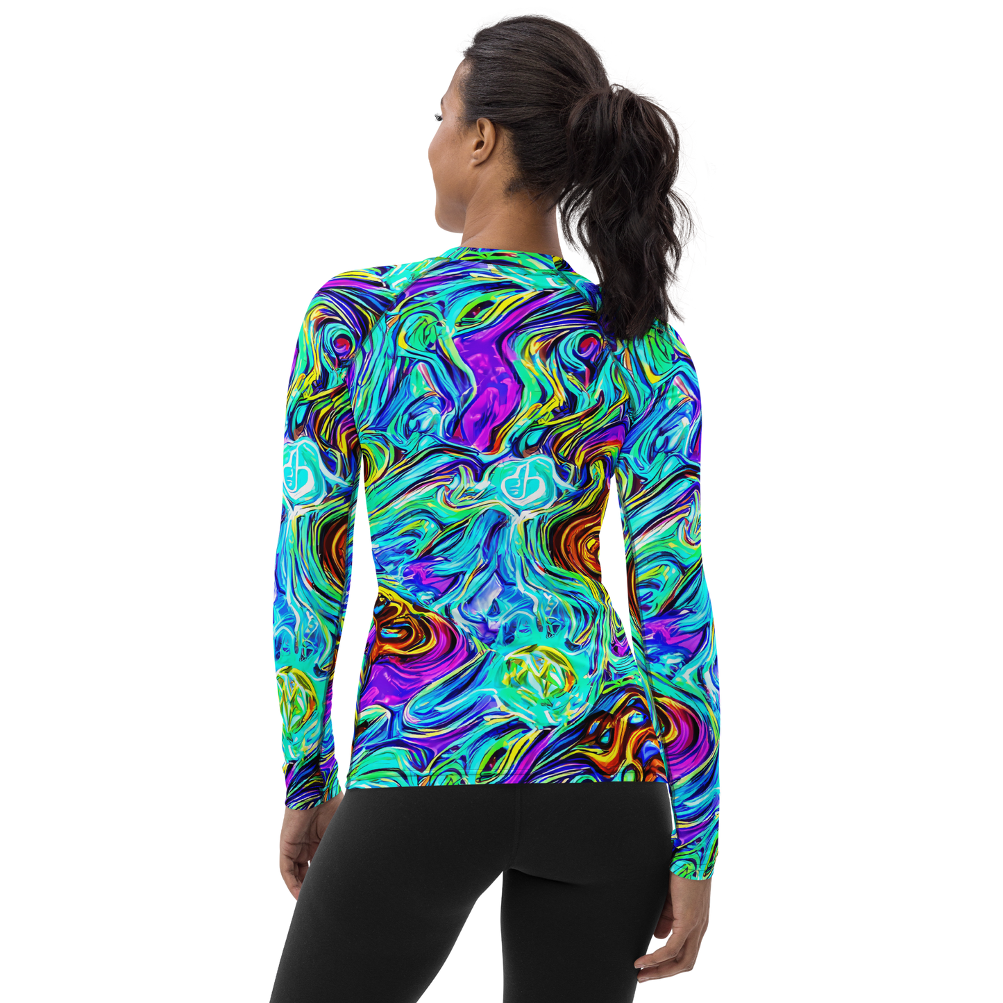 Women's Rash Guard - Mystic Iridescence