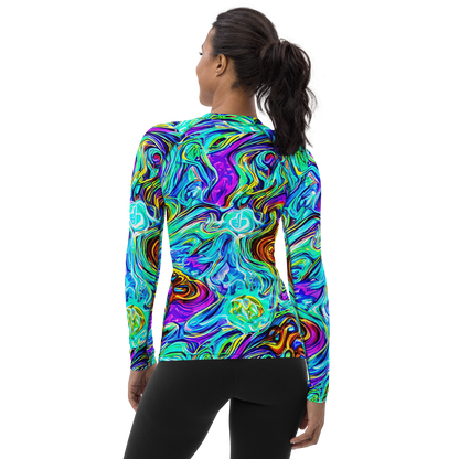 Women's Rash Guard - Mystic Iridescence