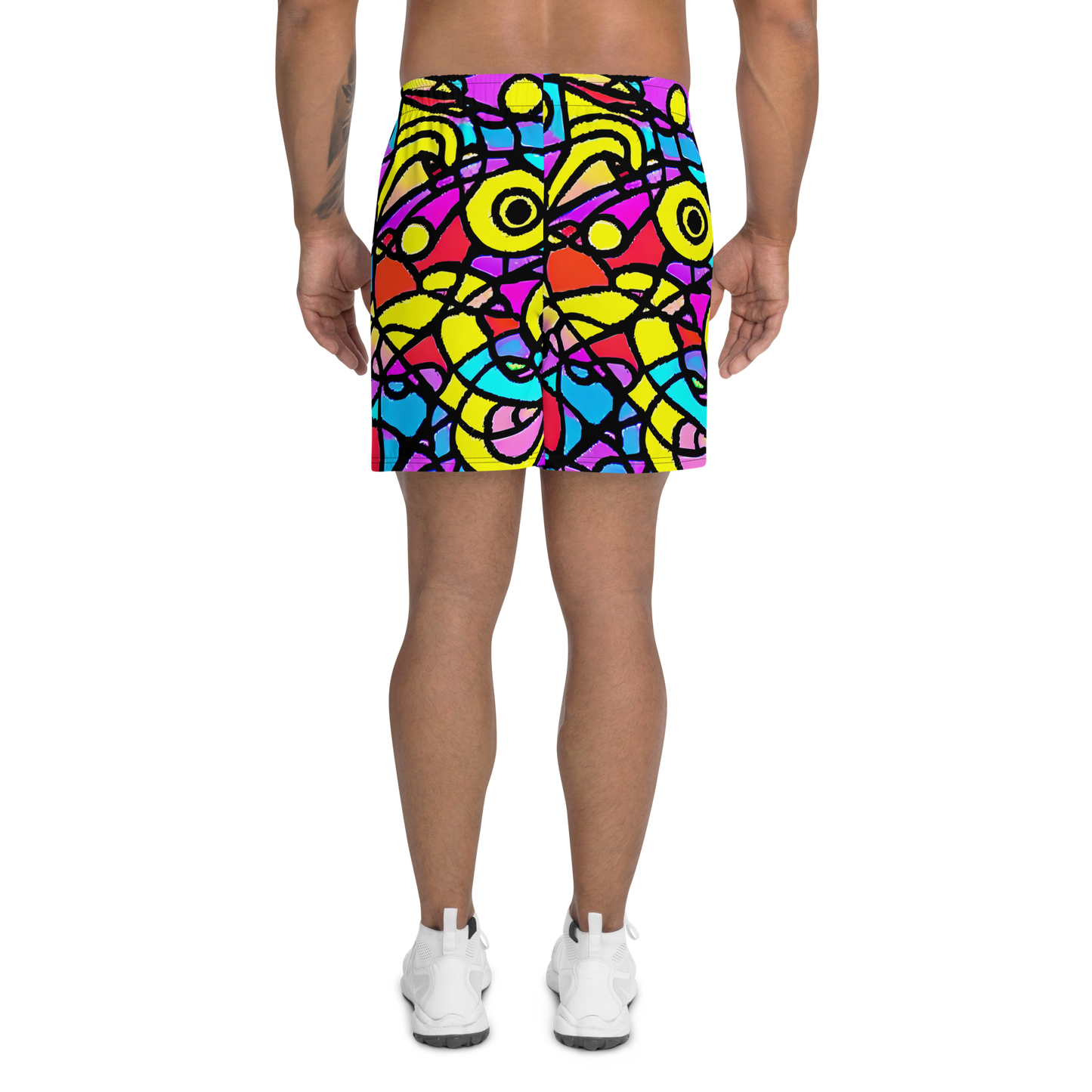 Men's Athletic Shorts - Radiant Chaos