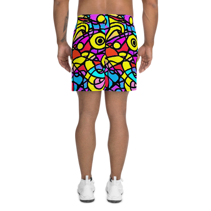 Men's Athletic Shorts - Radiant Chaos